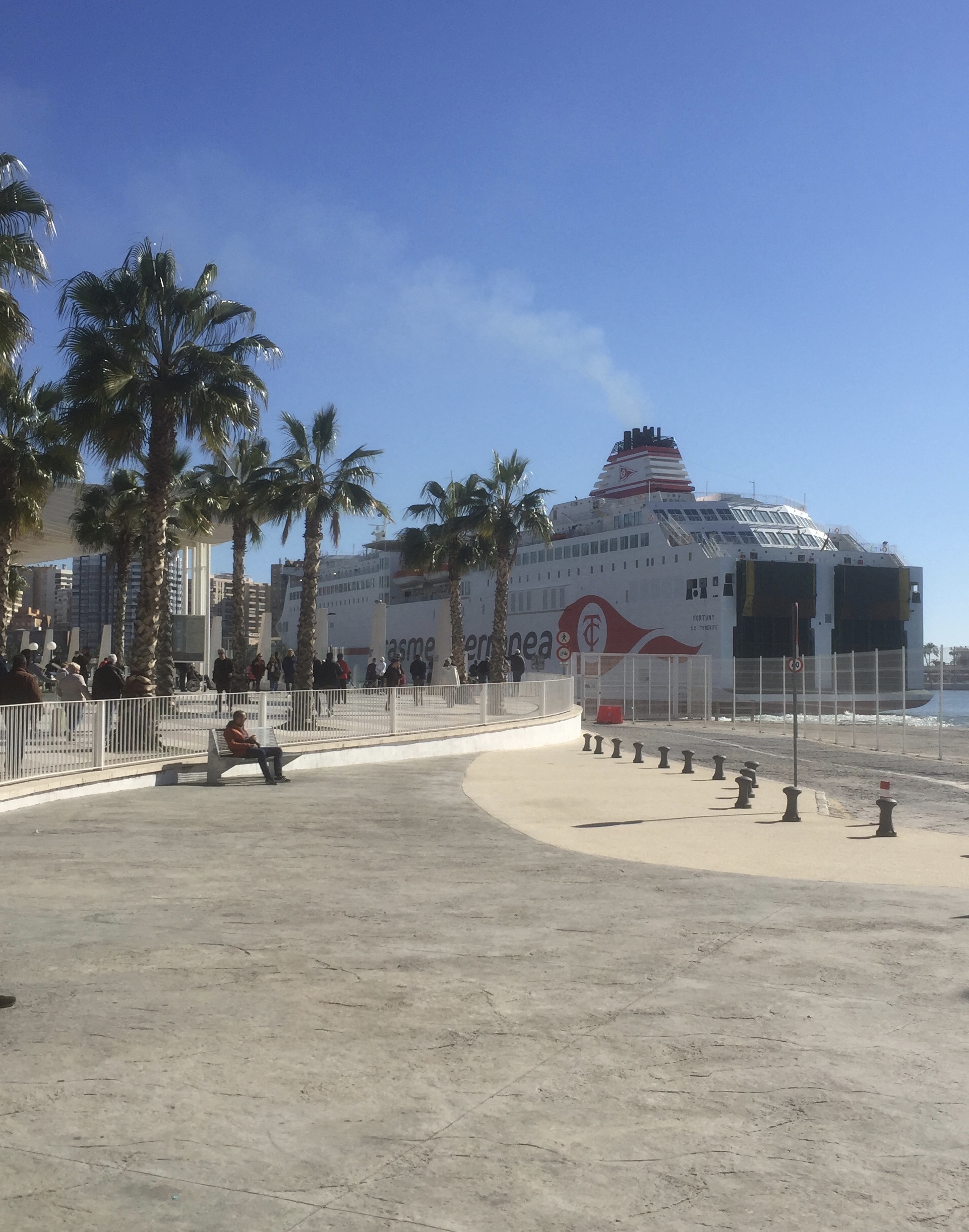 Départ du ferry pour Tenerife