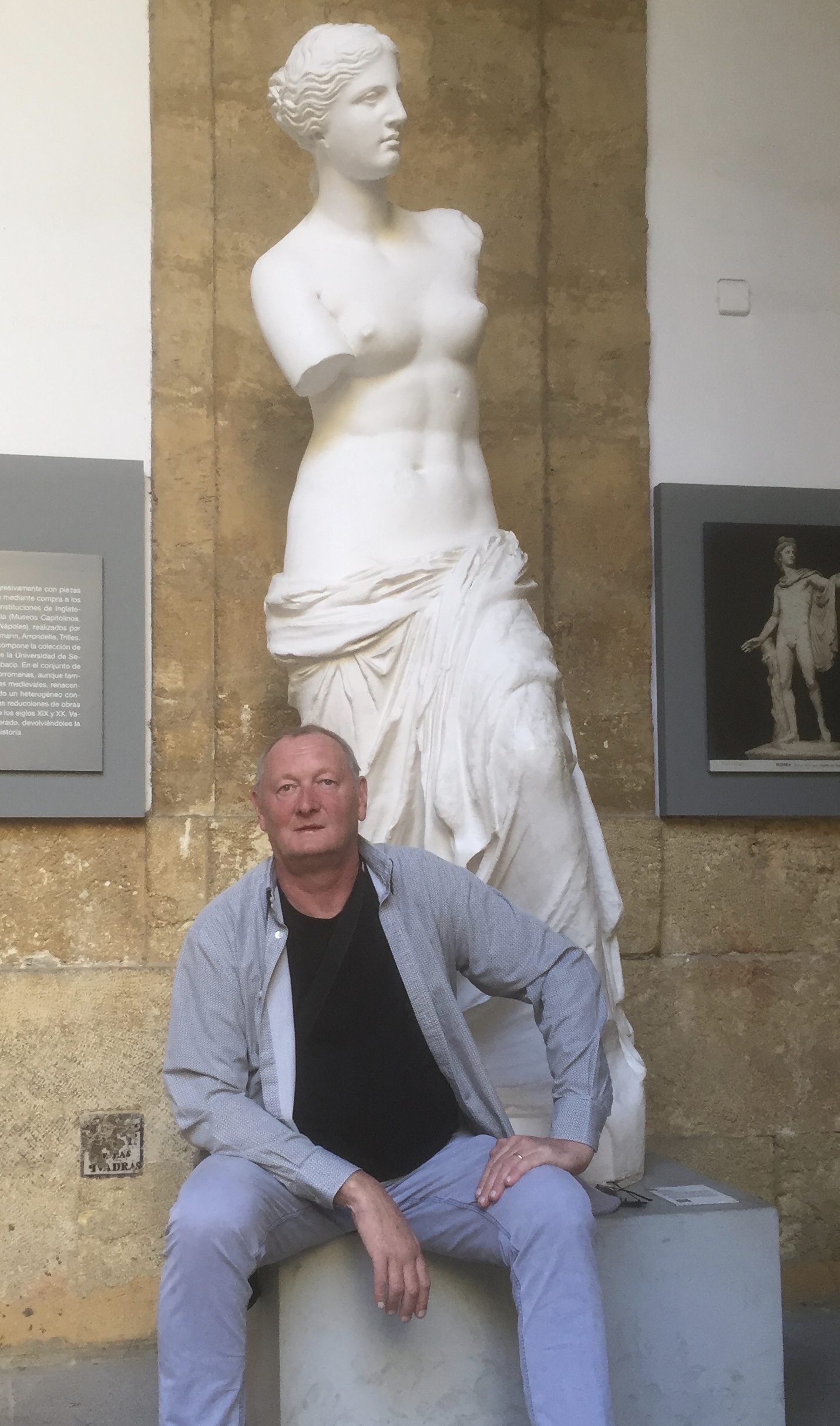 Avec la Venus de Milo !