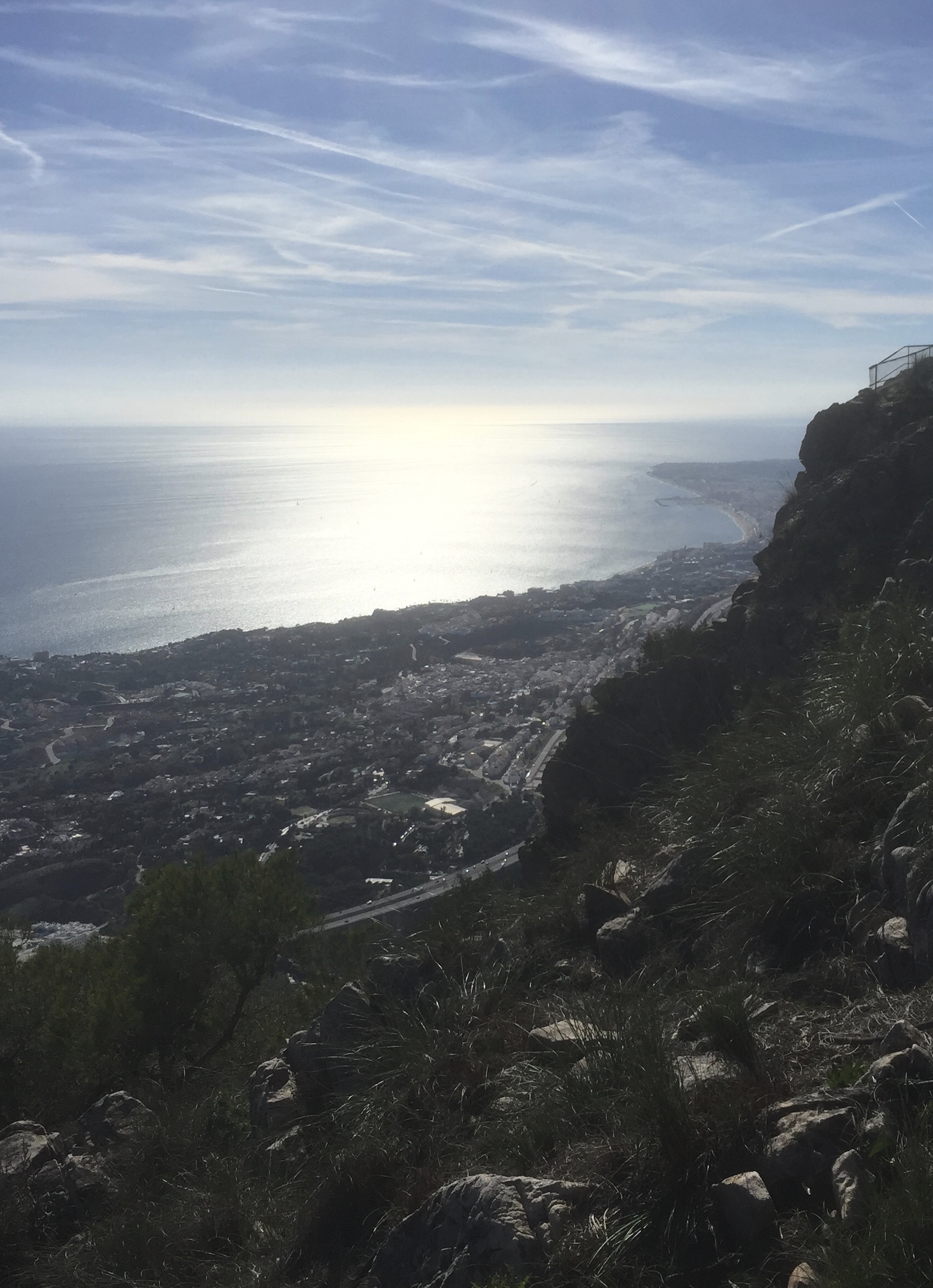 Panorama sur la Costa del Sol vers Fuengirola