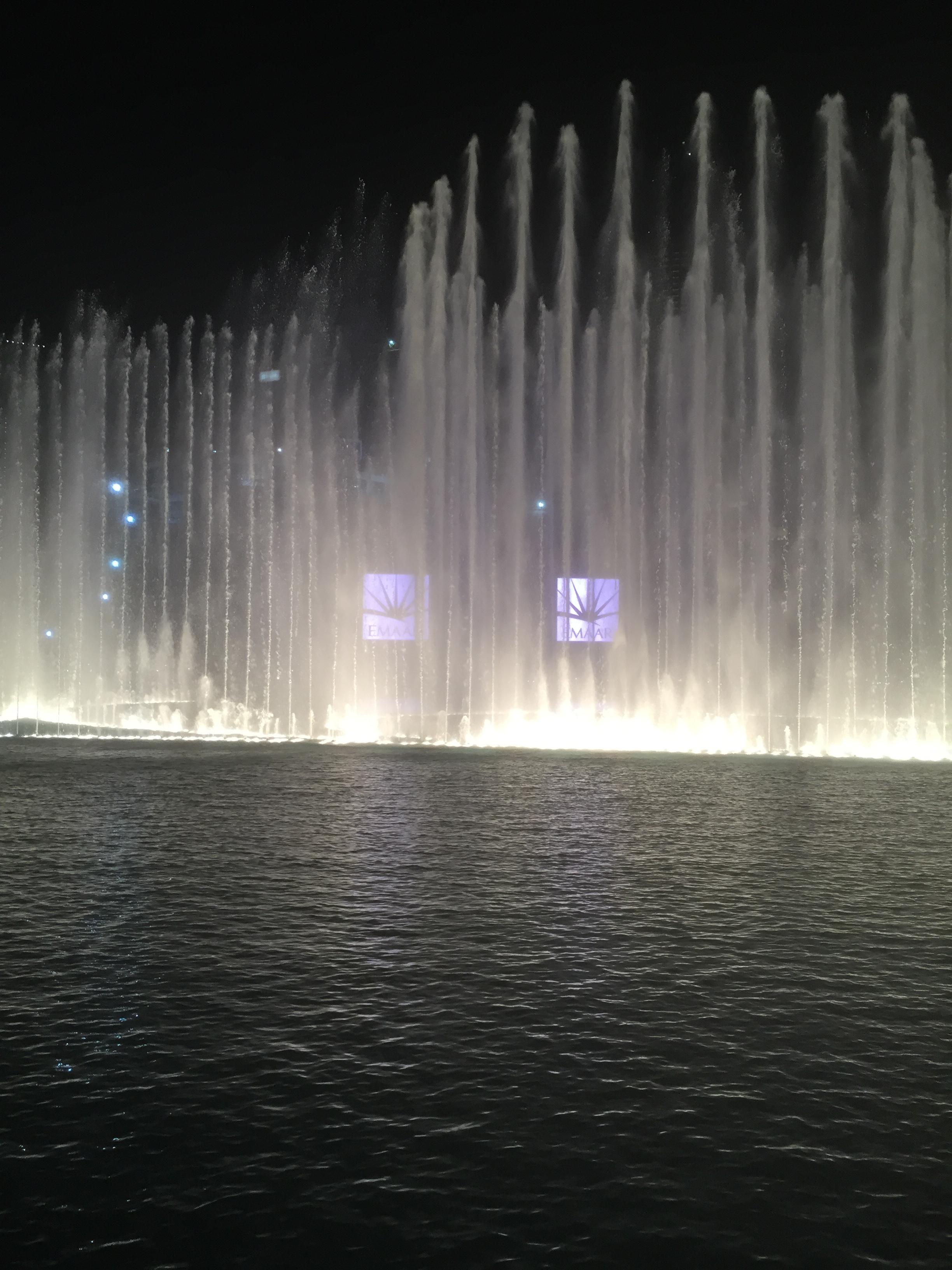Les fontaines de Dubaï