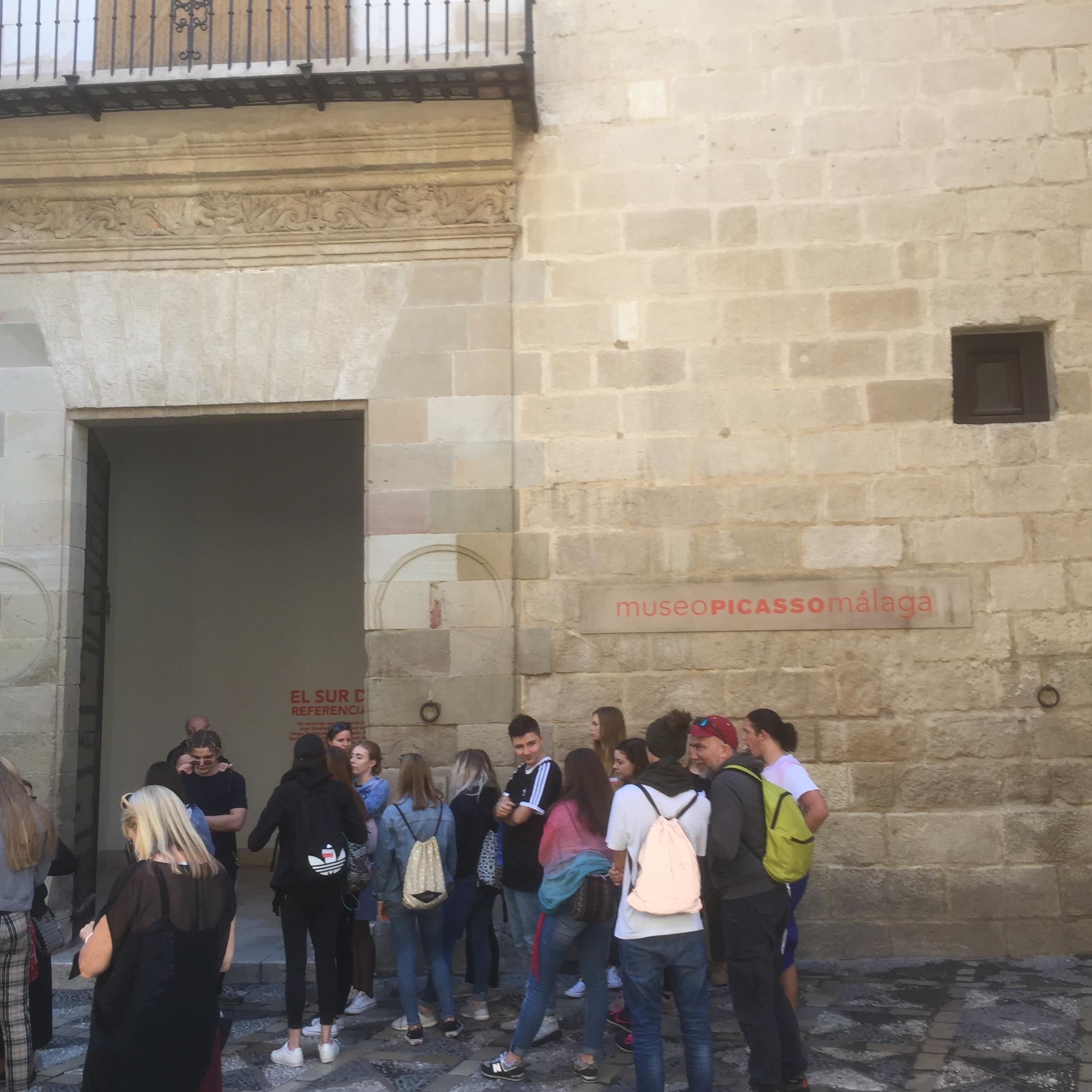 L'entrée du Musée Picasso