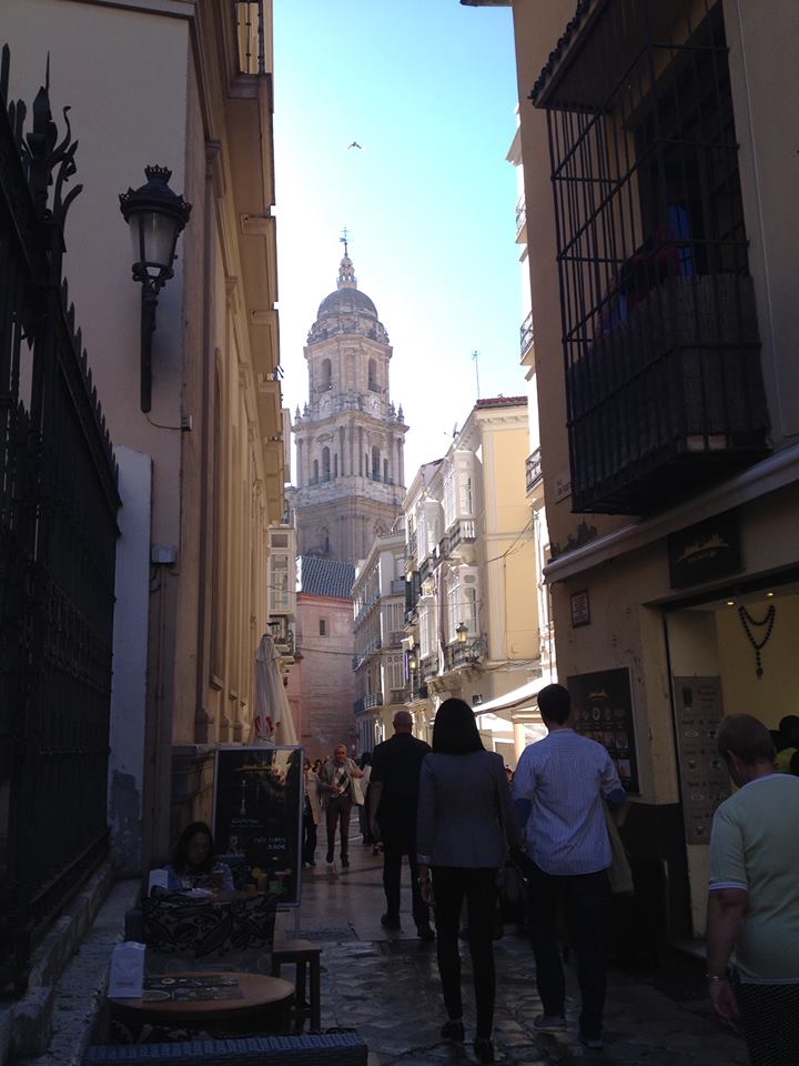 Malaga, ruelles piétonnes du centre-ville