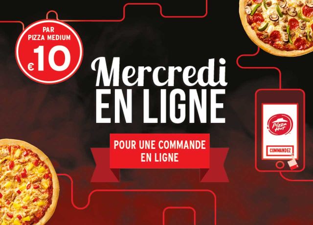 A pizza hut mer