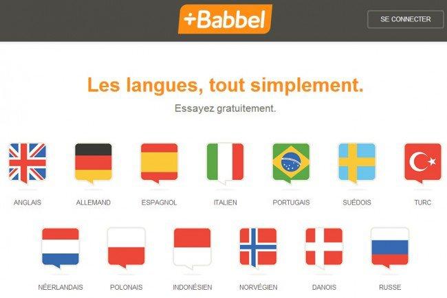 Babbel langues