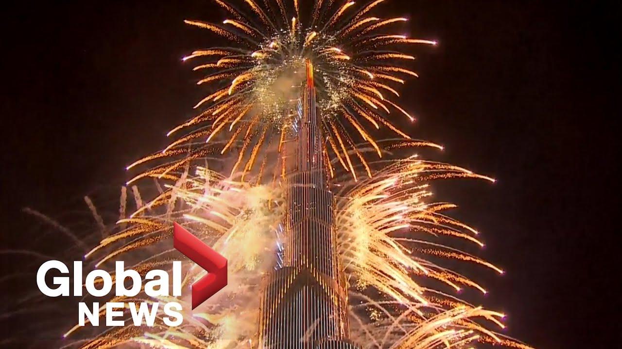 Burj khalifa fireworks