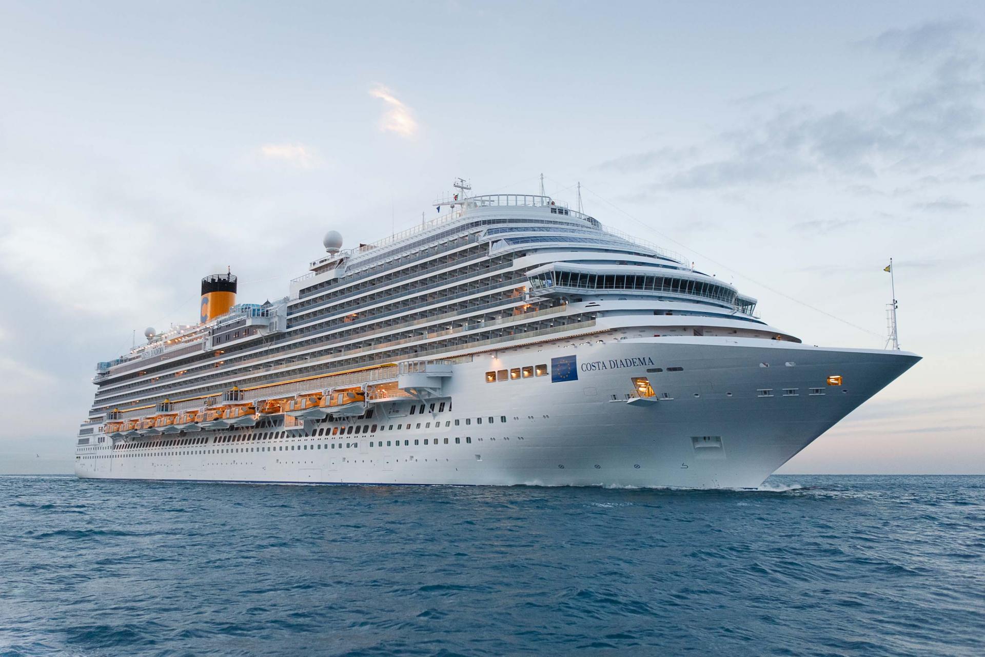 Costa diadema arrives genoa 1