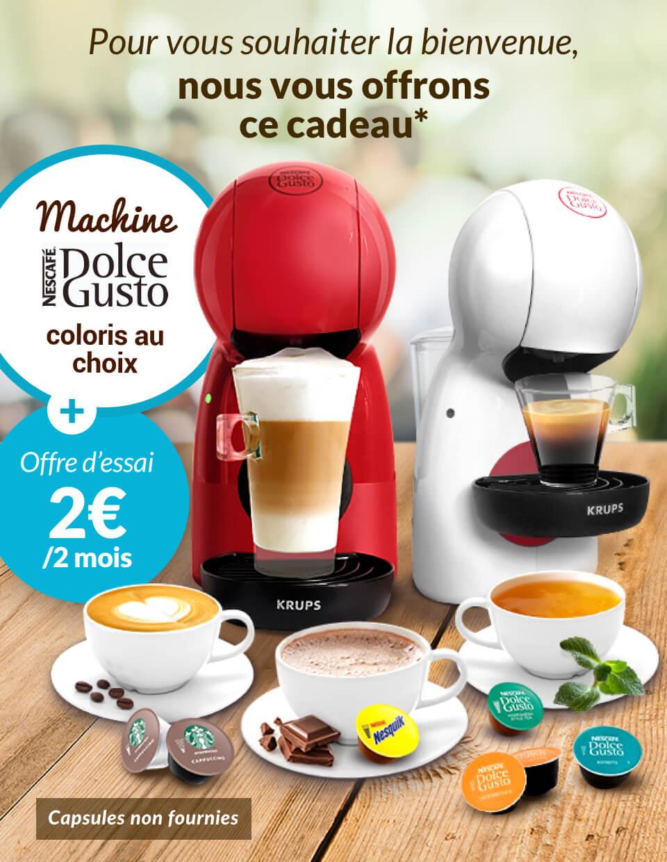 werkzaamheid zebra spontaan OFFRE D'ESSAI TEST ACHAT 2€ /2 mois et recevez une DOLCE GUSTO une tablette  ANDROID 8 pouces en CADEAU